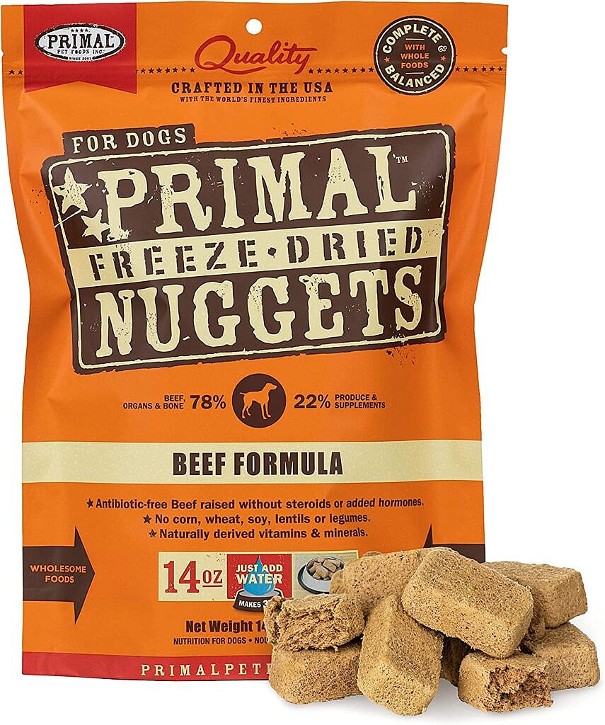 Best Dog Food for Chihuahuas - Primal Raw Beef Nuggets