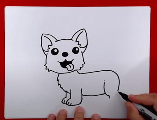 How To Draw A Corgi